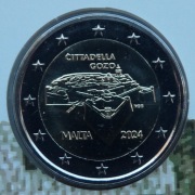 MALTA 2024  2 EURO OKOL. GOZO UNC !!!!!!!!!!
