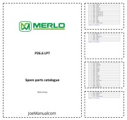 Merlo P26.6 LPT Telehandler Parts Catalog Katalog części 