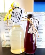 Ocet jabłkowy 500ml,z czarnej porzeczki 330ml 