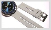 SILIKONowy PASEK 22mm Nurek Wodoodporny Szary