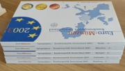 Niemcy - Zestawy Euro - lustrzane. Rok 2003 i 2004. Łącznie 10 zestawów.