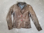 DKNY kurtka damska skórzana r. S