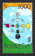 2001r. INDONEZJA - znaczek Mi. 2139 **. DIALOG.