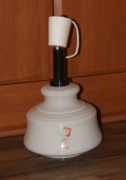 Lampa kuchenna z kloszem PRL