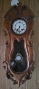 Zegar wiszacy rzeźba "Skrzypce "