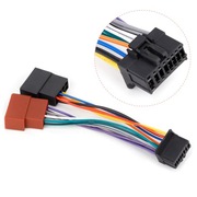 Wiązka przewodów samochodowych stereo 16pin Port to Mini Iso 8pin radio 