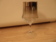 Kieliszki wysokie posrebrzane