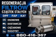 Regeneracja czyszczenie filtrów DPF FAP osobowe dostawcze ciężarowe 