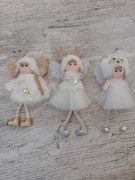 Aniołki skrzaty zawieszki Boże Narodzenie Święta  