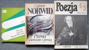 Norwid Pisma wierszem i prozą Kowalska Wiersze Norwida Poezja 4/5