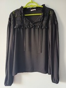 Orsay, Elegancka czarna bluzka damska założona jeden raz, rozmiar M