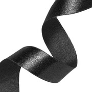 Tasiemka satynowa, czarna, 5,0x23m
