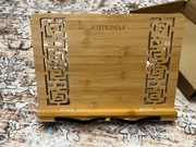 Bambusowa podstawka pod książki