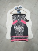 Bandażowa sukienka z drukowanym wzorem Wow Couture