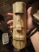 Moai, rzeźba Wyspy wielkanocne drewno 