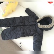 Kombinezon granatowy, pikowany, 9-12 m, Junior J 