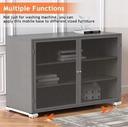 ROLKI PODKŁADKI POD PRALKĘ LODÓWKĘ MEBLE PODSTAWY REGULOWANE DWIE SZTUKI