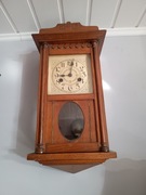 Stary wiszący zegar ścienny Junghans - miniatura 