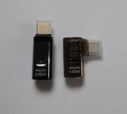 2x Tester ładowania miernik USB-C 4.0 PD 40Gb/s OTG 8k@60Hz 140W + 240W