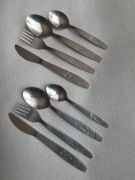 Gerlach sztućce dla dzieci tłoczonym obrazkiem kreskówki Hanna Barbera 