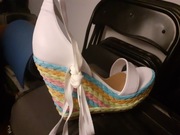 Sandaly na koturnie. by o la la