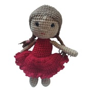 Lalka dla dziewczynki , maskotka na szydełku 