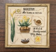 Śliczny obrazek z alabastru 