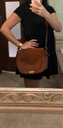 Ralph Lauren torebka listonoszka gruba skóra naturalna  32x28 cm