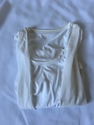 Karen Millen. Jedwab bawelna. Biala bluzka