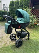 Wózek dziecięcy Tutek Grander 2w1 Eco Metalic Green +dodatki 