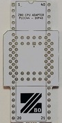 Płytka PCB adaptera dla Z80 w obudowie PLCC44 do DIP 40