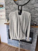 Damski kopertowy sweter z dodatkiem wełny Tommy Hilfiger M