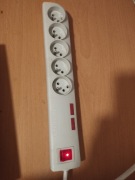 Przedłużacz przepięciowy listwa zasilająca 2 metry w pełni sprawny 