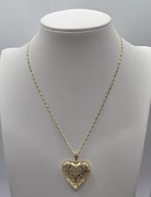 Naszyjnik ażurowe serduszko.