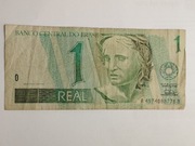 Sprzedam banknot Brazylia 1 Real 1998r. stan dobry