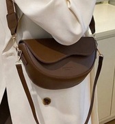 Torebka saddle bag brązowa mała