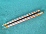PARKER Insignia długopis i ołówek. Stainless steel GT Dimonite G trim.