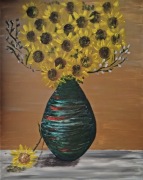 Obraz olejny 40x50 - tytuł: Słoneczniki