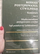 Kodeks postępowania cywilnego komentarz tom 6