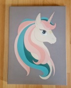 Jednorożec obraz Ikea Pjatetteryd 38/28 cm