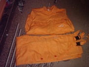 Ubranie robocze nowe, spodnie na szelkach + bluza z kieszeniami