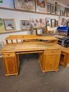 BIURKO SOSNOWE z NADSTAWKĄ