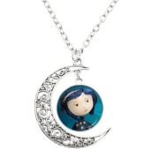 Naszyjnik Koralina Coraline księżyc
