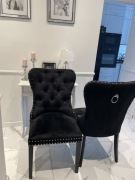 Krzesła chesterfield glamour 