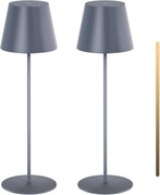 Zestaw 2 lamp stołowych LED MALUX, bezprzewodowych z dotykiem