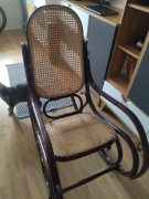 Fotel bujany bujak na biegunach 