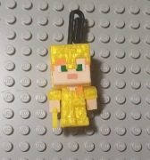 Figurka Kinder Joy Minecraft Funko Pop Alex złota zbroja zipper