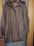 orsay 36 nowa metki miś futerko kaptur długa płaszcz