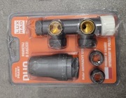 Zestaw zaworowy zintegrowany Luxrad Duo Antracyt