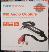 Chwytak kart USB do przechwytywania audio do kaset na cyfrowy konwerter MP3